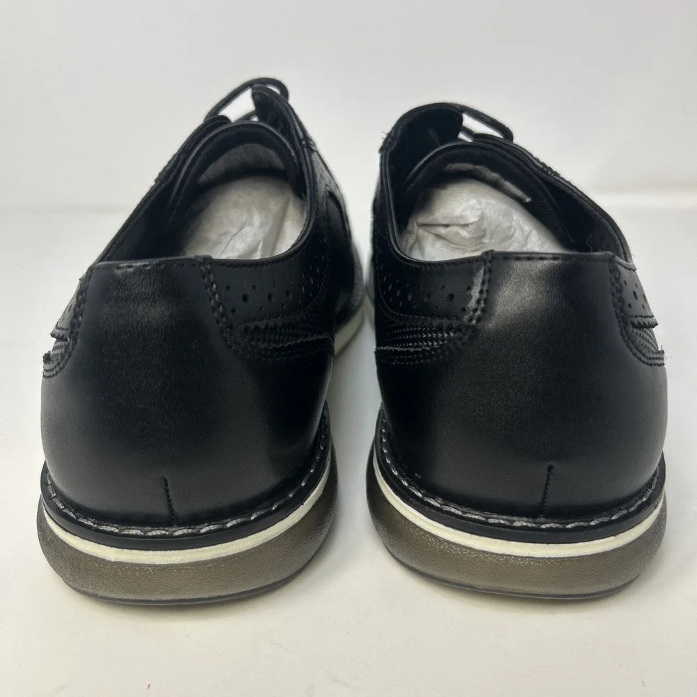 Bruno Marc Men's CrossFlex GentEdge Oxford Dress‎ Sneakers Black Size 8.5 NIB